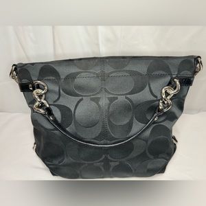 Coach shoulder bag, black